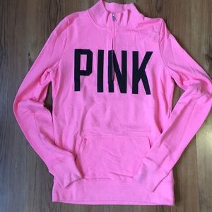 Victoria’s Secret Pink quarter zip sweatshirt
